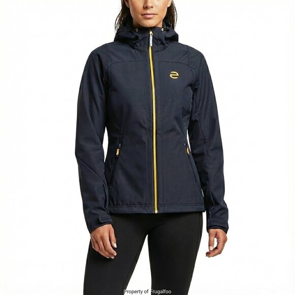 Craft Performance Softshell Hooded Jacket Navy Blue Size M NWOT - Picture 2 of 11